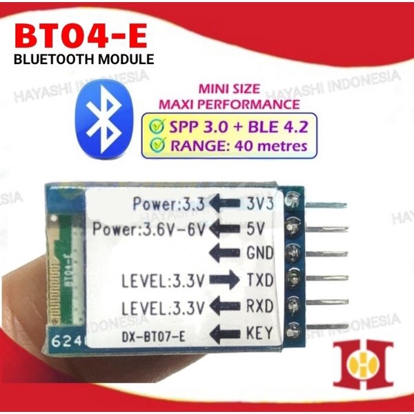 BT04E Bluetooth Module BT 04-E Arduino Raspbery Pi Modul vs HC05 HC06