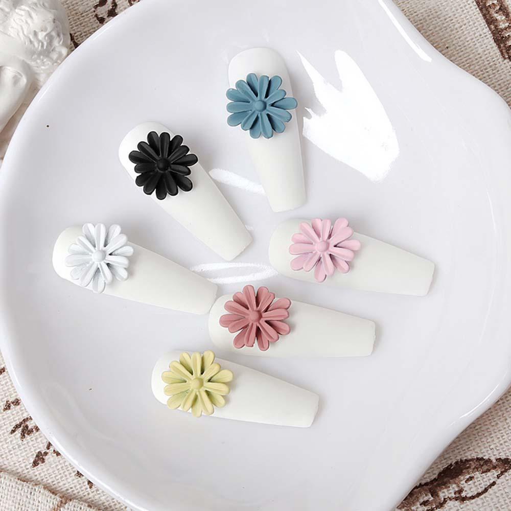 Mxbeauty Perhiasan Nail Art Bunga Musim Semi Dan Musim Panas Pesona Elegan Double Layer Flower DIY Desain Nail Art