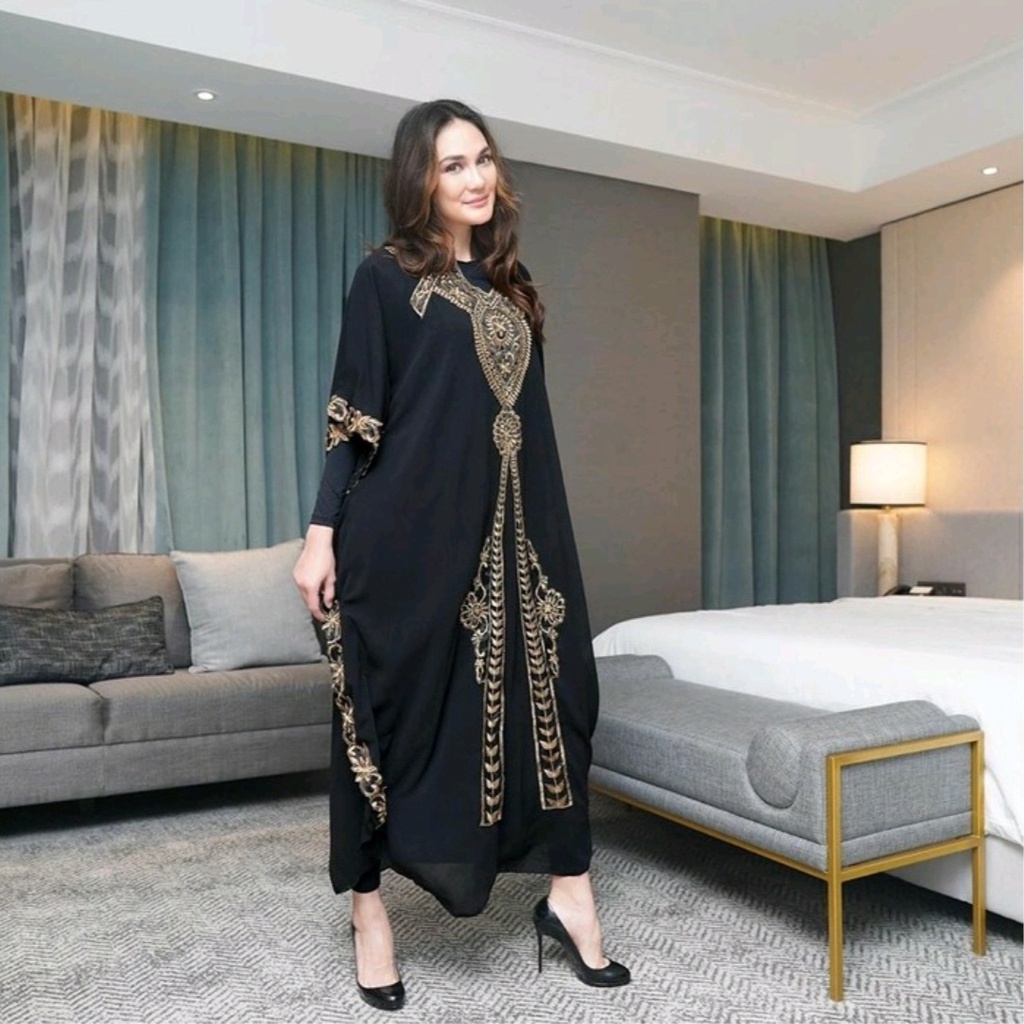 FWG - KAFTAN LUNA MAYA / BAJU KAFTAN WANITA MUSLIM / KAFTAN / BAJU WANITA / GAMIS KONDANGAN / DRESS