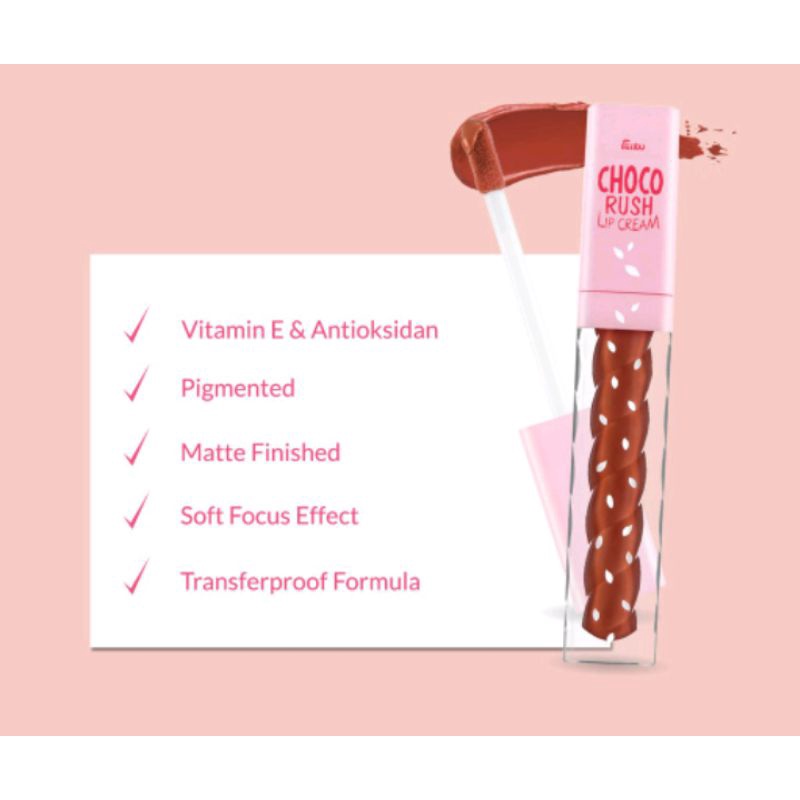 Jual FANBO CHOCO RUSH LIPCREAM 5gr Shopee Indonesia