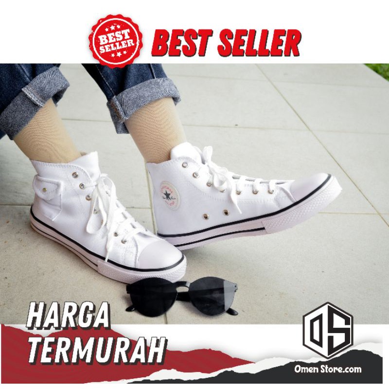 BIG PROMO SEPATU CONVERS 70S  ALLSTAR CHUCK PUTIH