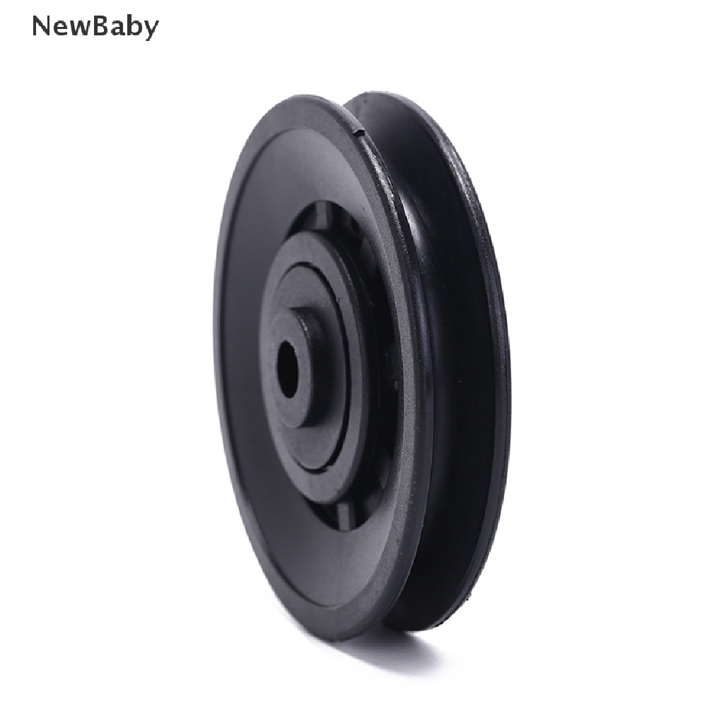 Newbaby 1pc Roda Katrol Diameter 90mm Warna Hitam Untuk Peralatan gym