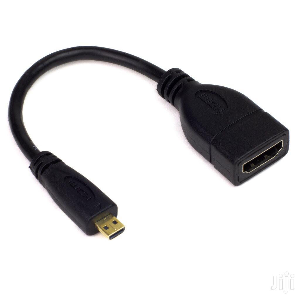 Kabel Micro HDMI to HDMI 15cm/ Kabel micro hdmi to hdmi pendek kabel micro hdmi sambungan