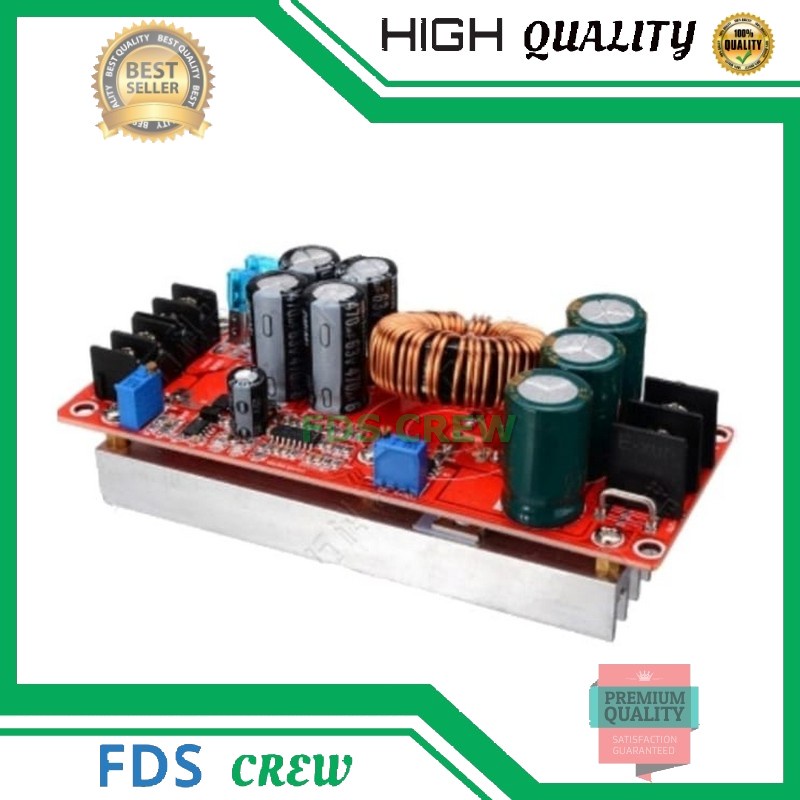 Elektronik Modul Step Up DC 5V To 12V 1200 WATT 20 Ampere Boost DC AdJ