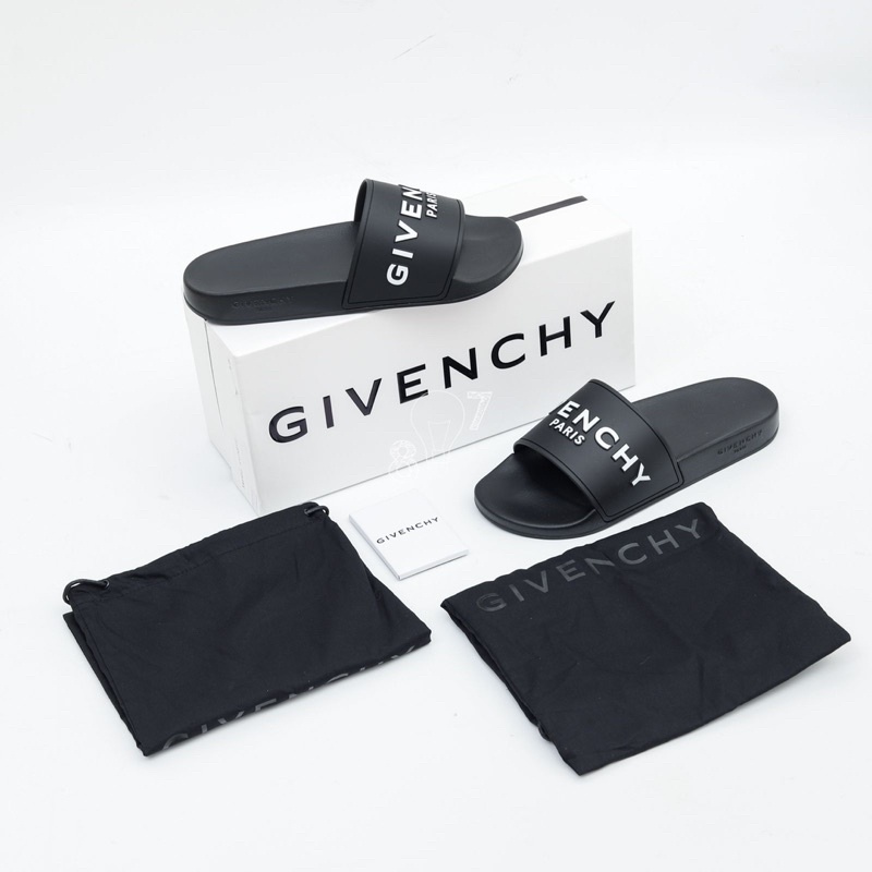 Given. Sandals Black White