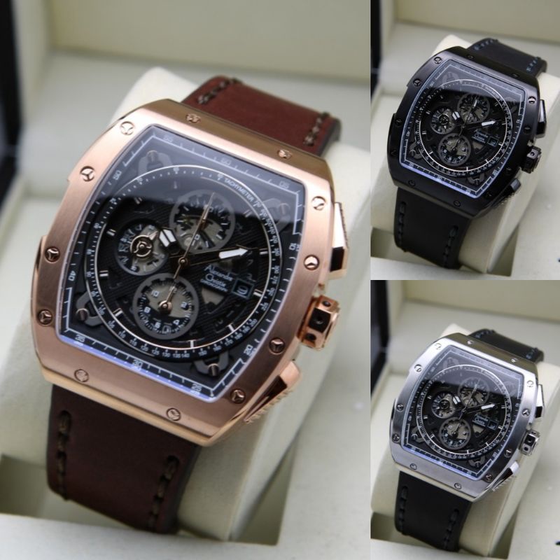 ALEXANDRE CHRISTIE AC6411 AC 6411 CHRONOGRAPH JAM PRIA ORIGINAL