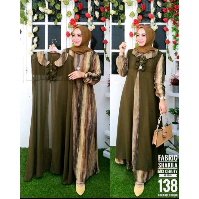Gamis auter serat kayu