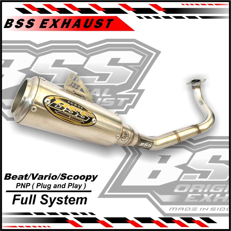 Knalpot BSS Beat Vario Scoopy Original BSS