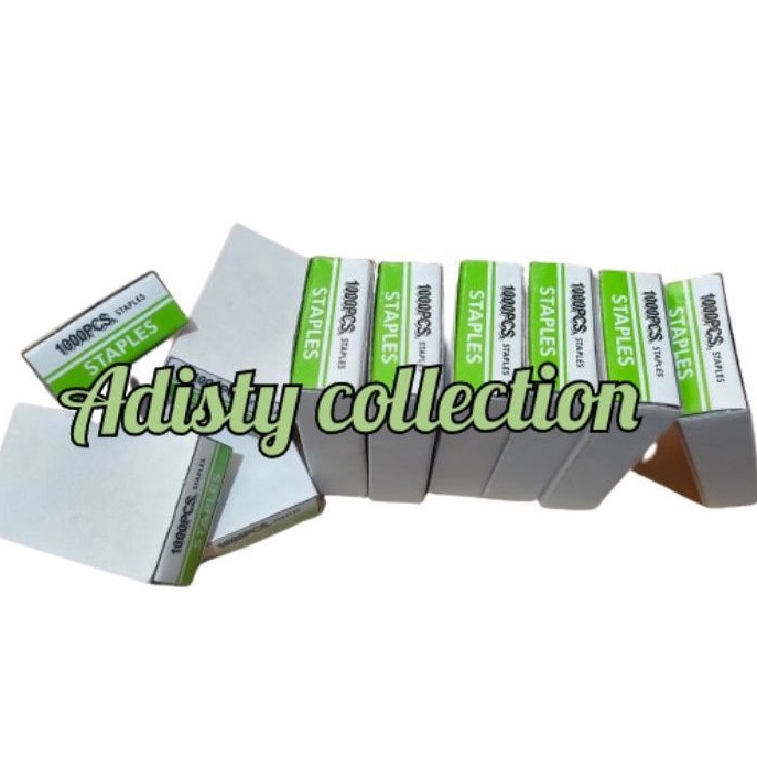 

Isi staples kecil No 10 /box isi 10 pcs
