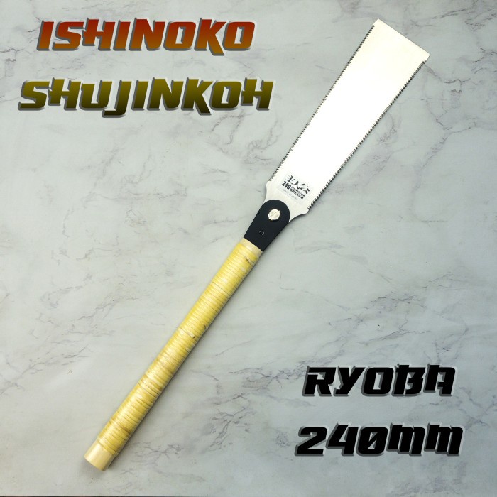 ISHINOKO Ryoba. Double Sided Saw. Gergaji Jepang Super halus