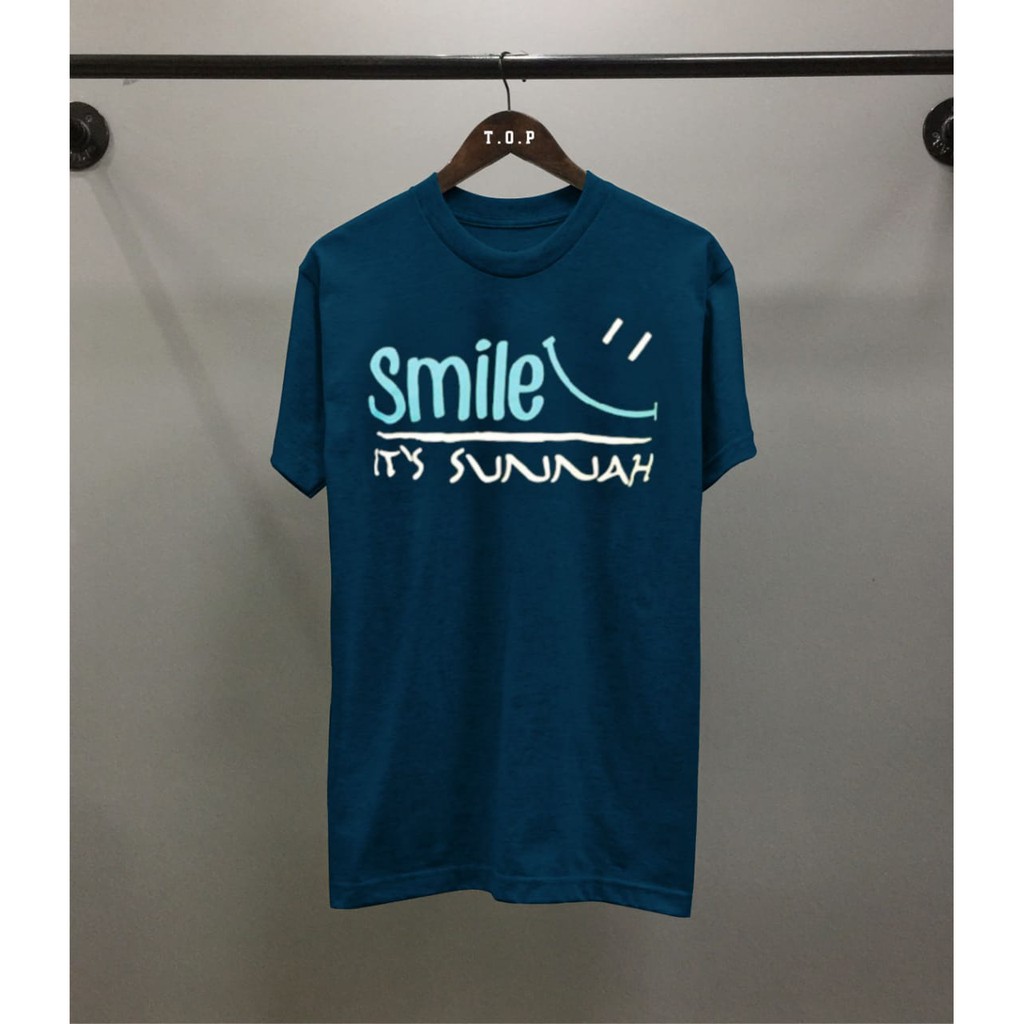 Kaos Dakwah Islami Ngaji yuk Tawheed Hijrah Muslim Distro Murah-Smile Sunnah