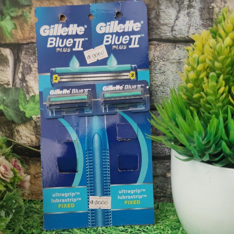 gillette ll pisau cukur jenggot kumis 2mata pisau
