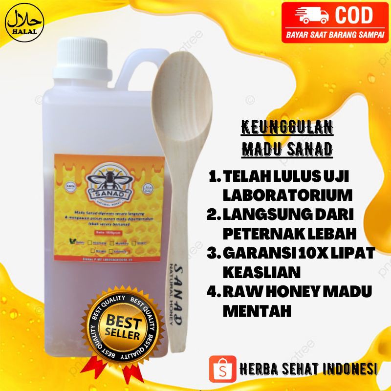 

MADU ASLI RANDU 1KG ll MADU ASLI MURNI NEKTAR RANDU DAN MULTIFLORA APIS MELIFERA BERGARANSI