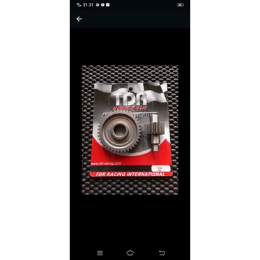 GEAR RATIO TDR MIO (15T-40T)