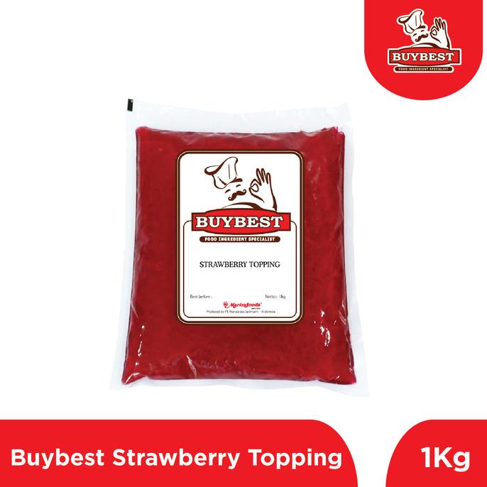 

Buybest Strawberry Topping 1 kg LIMITED EDITION Kode 916