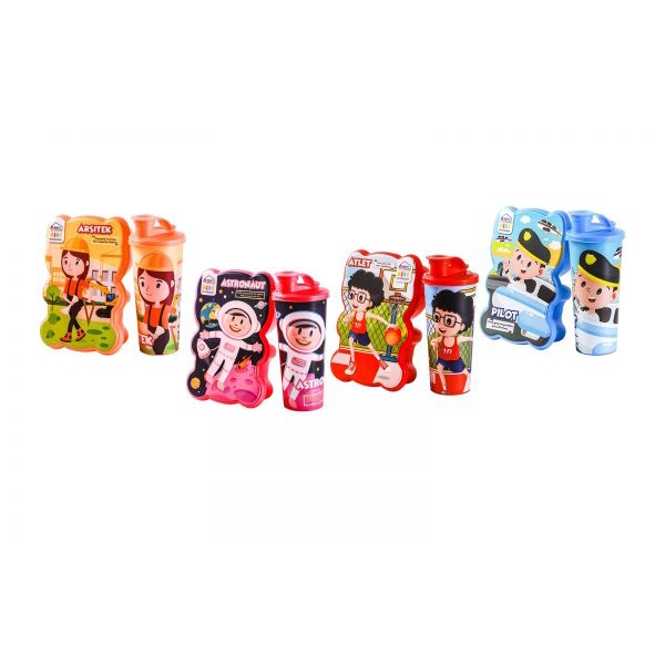 Tepak Makan/Tepakj Makan Set/Tepak Makan Plastik/tempat makan set/ value pack lazio biggy (tumbler +