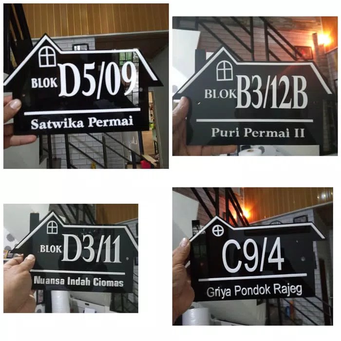 

nomor rumah acrylic tebal 3mm pen iklan laser cutting