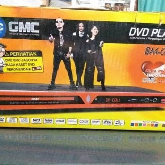 DVD GMC 081 dvd player dvd warna