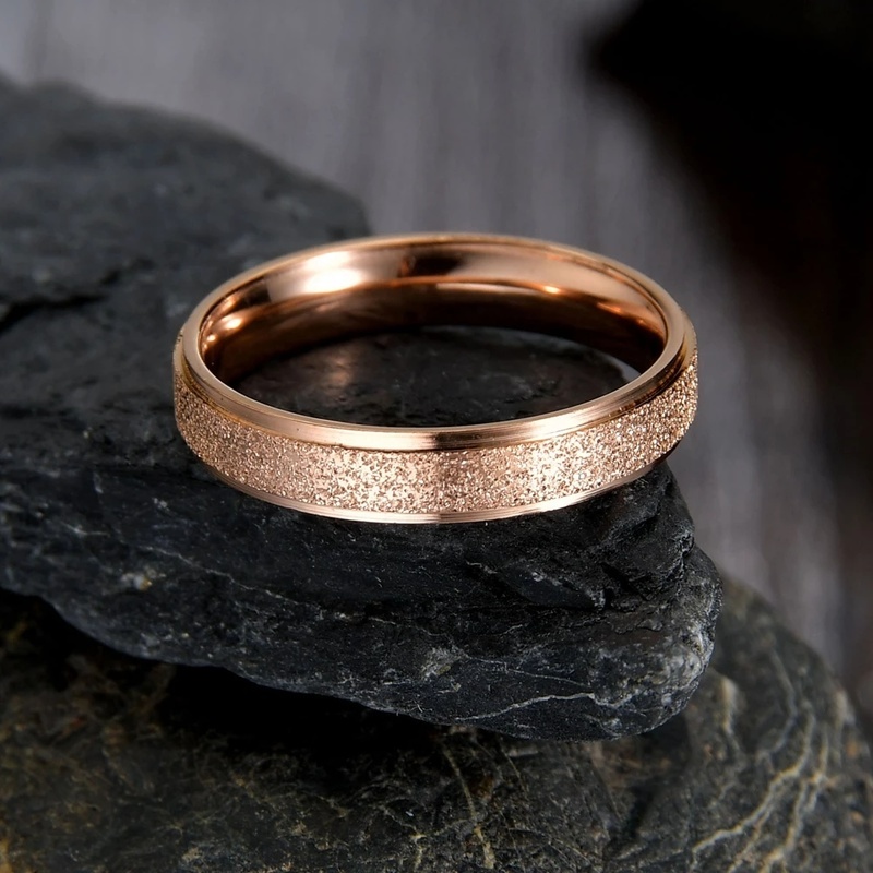 Cincin Jari Bahan Stainless Steel Untuk Pria Dan Wanita