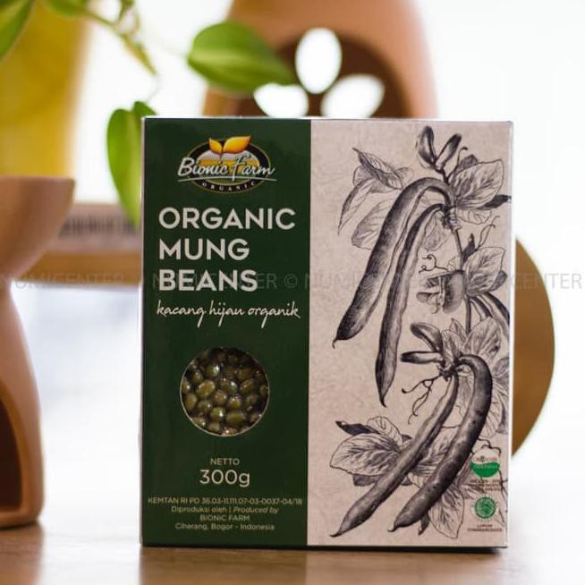 

Pasti murah !! Kacang Hijau Organik | Organic Mung Beans 300g BIONIC FARM ##