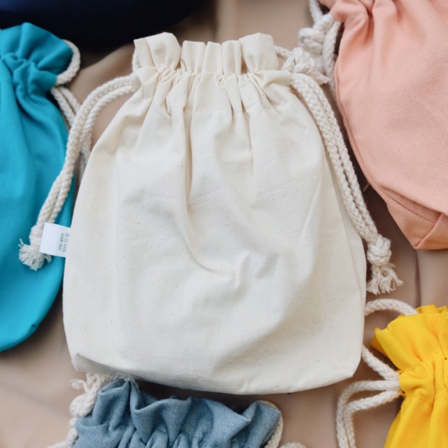 Cabiciks - Pouch Canvas Polos / Sling Bag Kecil Simple / Tas Selempang