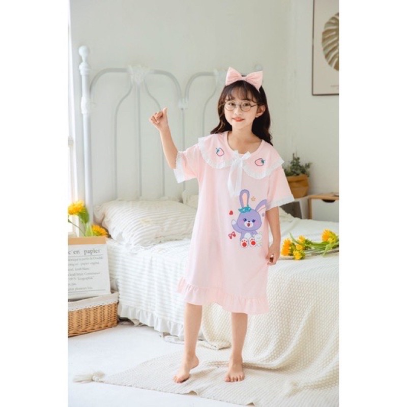 DASTER RENDA IMPORT ANAK | DST003 | DRESS IMPORT ANAK USIA 4-9 TAHUN | DRES ANAK IMPORT | PAKAIAN TIDUR ANAK