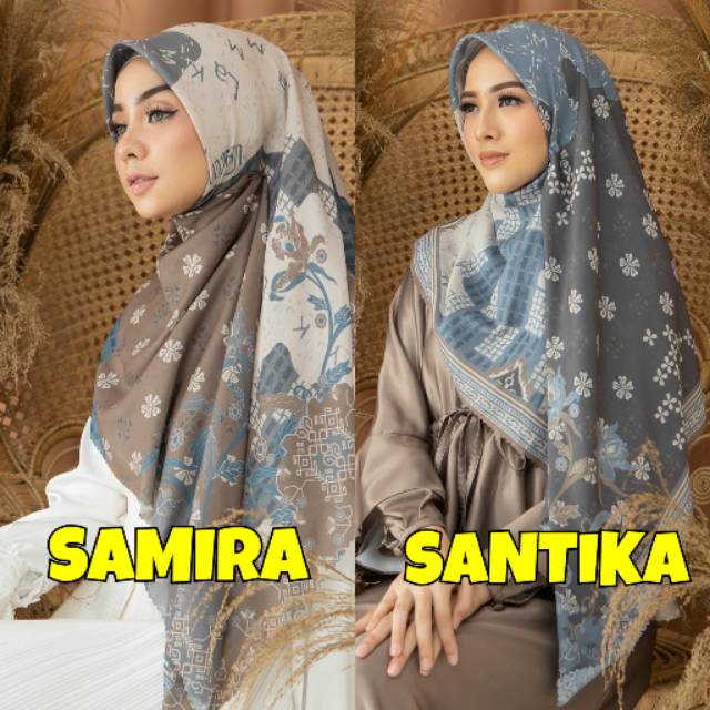 Iswara scarf wearing klamby samira santika