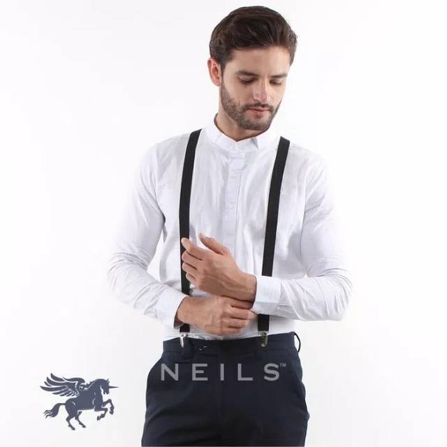 Suspender Dewasa Hitam - Bretel Jojon Aksesoris Fashion