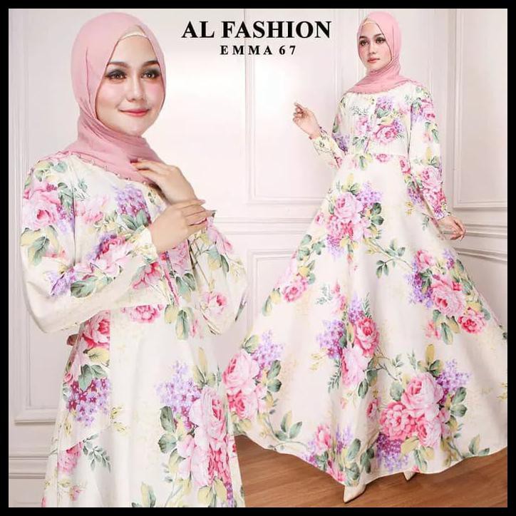 BAJU MUSLIM MAXY WANITA BAJU GAMIS TERBARU MURAH - KUNING
