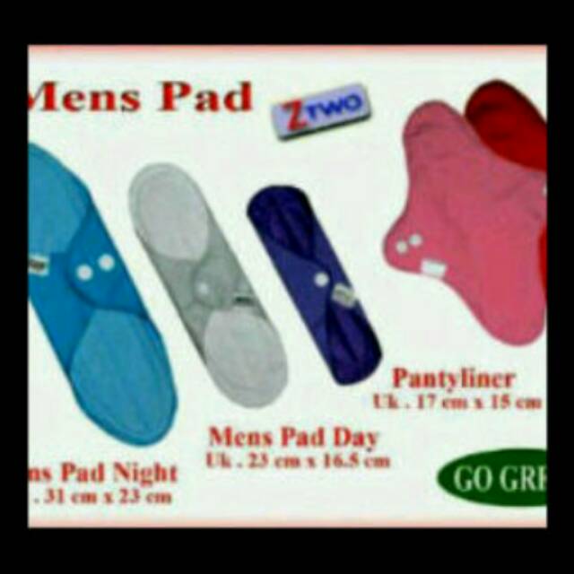 Menspad Ztwo , Pembalu Kain Cuci Ulang Sehat Wanita