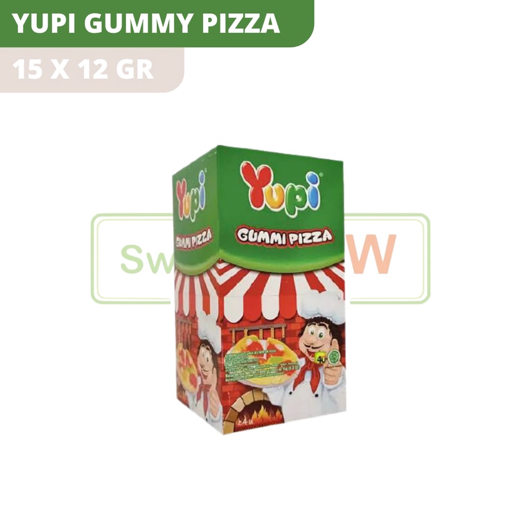 

YUPI GUMMY PIZZA 15 X 12 GR