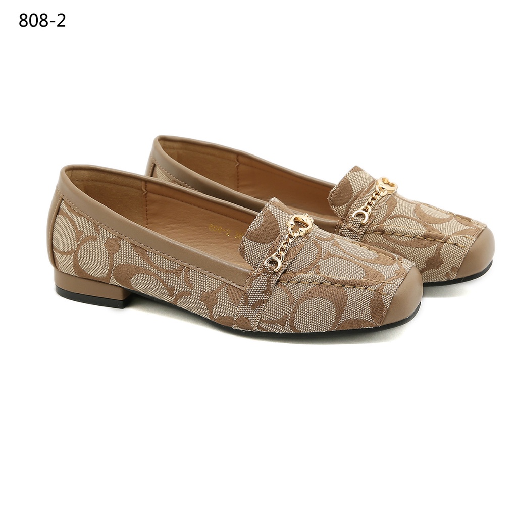 fashion logo Loafers Women's Shoes  #808-2