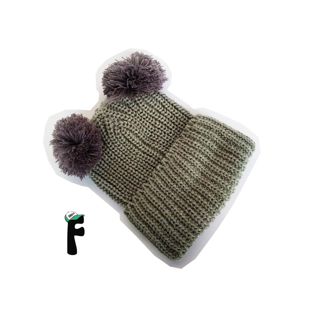 Beanie Hat Kupluk Pompom Anak Pria Dan Wanita Usia 1 sampai 4 Tahun