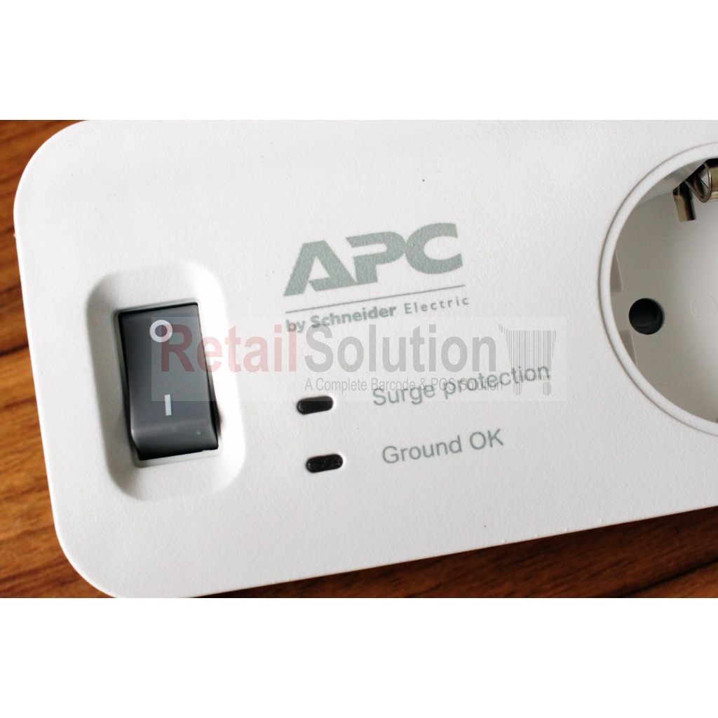 Stopkontak APC PM5TGR PM5T-GR Surge Protector - 5 Outlet 2300W SNI