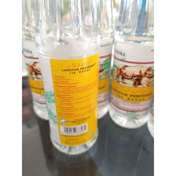 Larutan Penyegar Cap Badak 200 ml | botol kecil