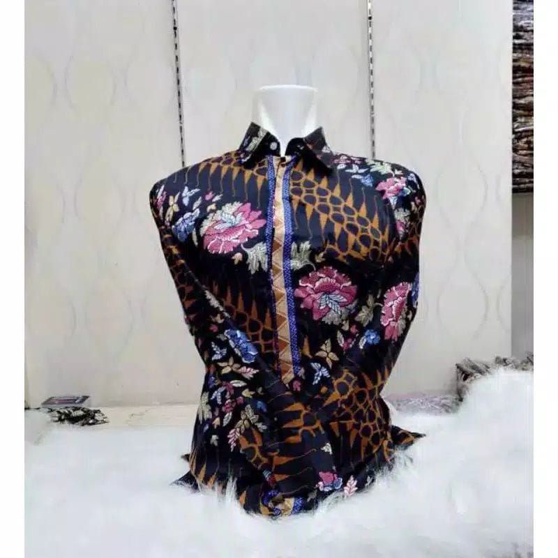 HEM BATIK PRIA LENGAN PANJANG