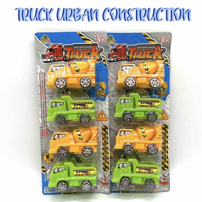 MWN Mainan Mobil Kontruksi Engineering Truck 4 pcs OCT6371