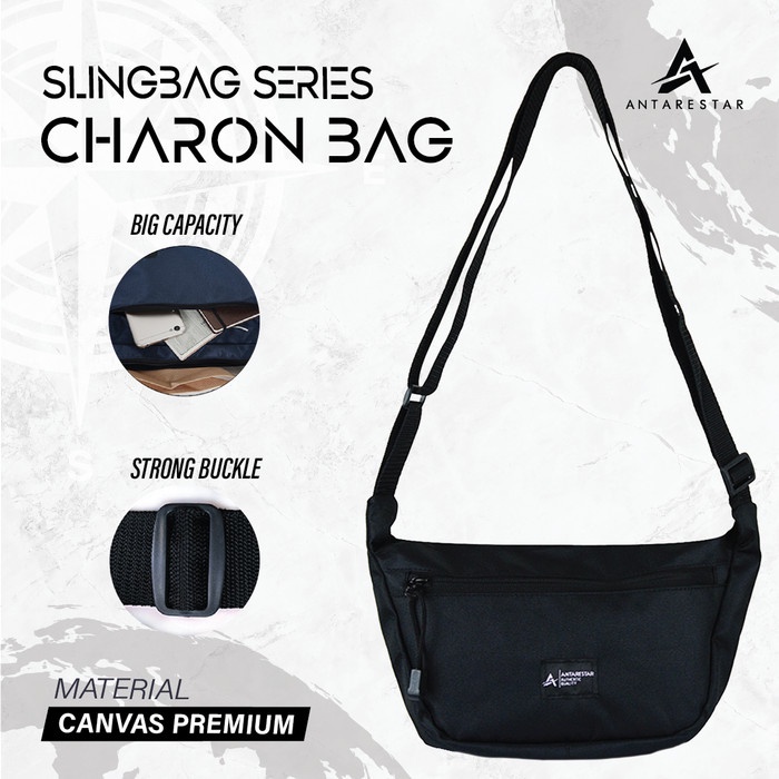 Gratis Ongkir Tas Selempang Pria Premium INBAG WALTER - Slingbag Pria Wanita INBAG - Charon Random T