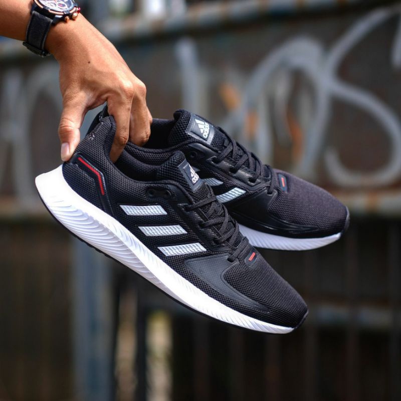 Sepatu Adidas Valcon 2.0 black white