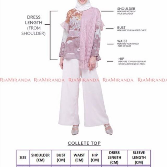 Collete top Ria miranda