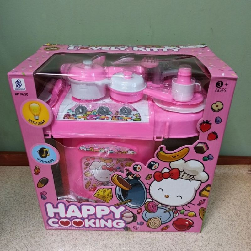 Mainan Masak masakan Kitchen set Hello Kitty