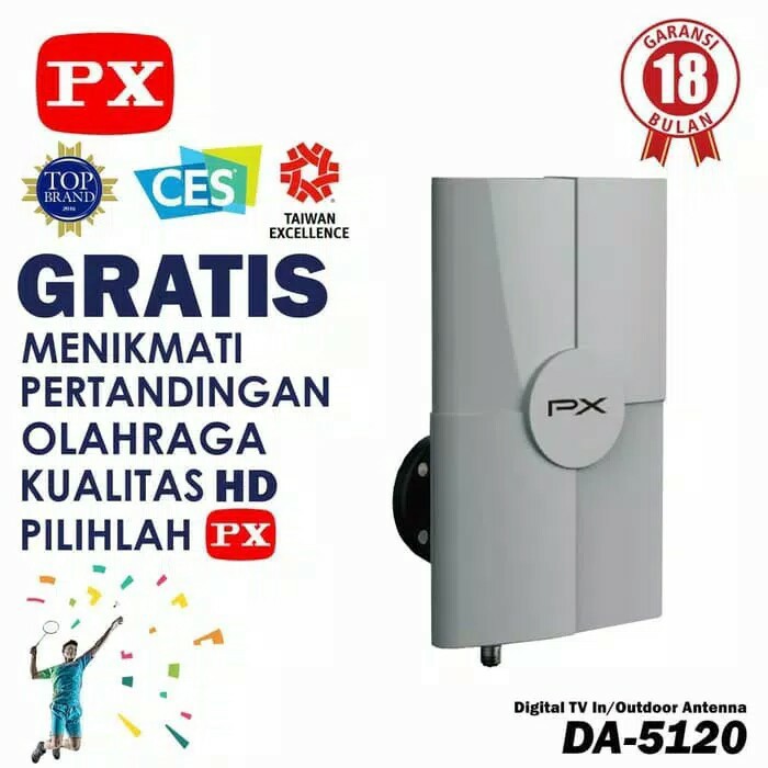 Antenna PX 4K DA5120 TV digital HD Indoor Outdoor DA 5120 PX DA-5120