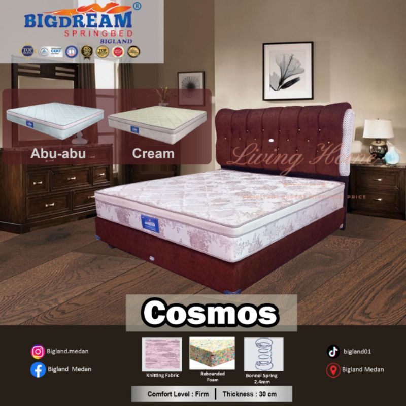Matras BigDream Type Cosmos 6 kaki (180*200) New Bigland