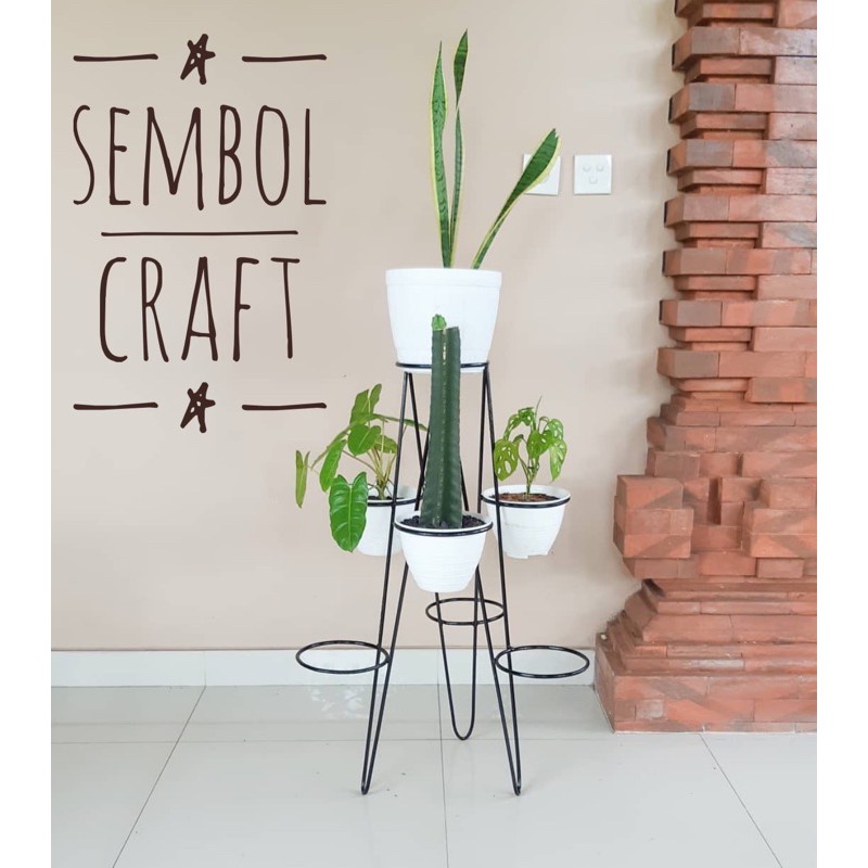 Rak Bunga / Rak Tanaman / Standing Pot Besi / Pot Bunga