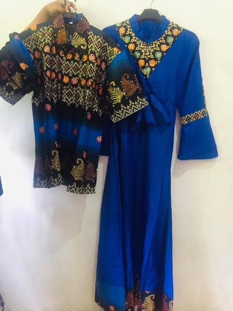Atasan Batik Dolby Dolbi Dobby Doby Tenun Sutra Tulis Halus Katun Atbm Baron ,sarombit Atasan Dengan