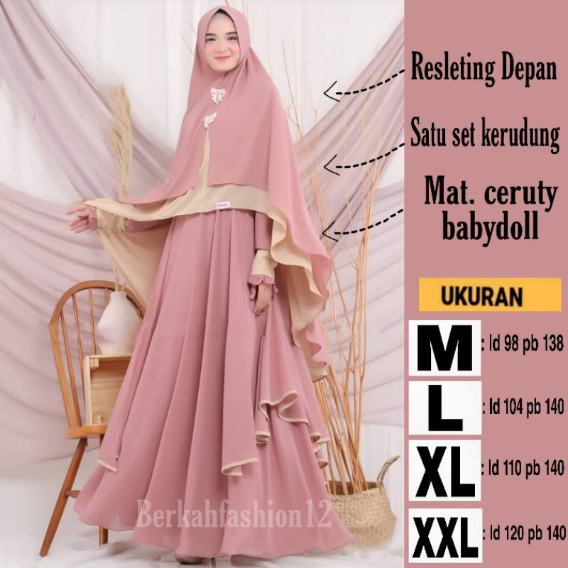 Jual Gamis Syari Terbaru Harga Terbaik Dress Muslim Fashion Muslim Desember 2021 Shopee Indonesia