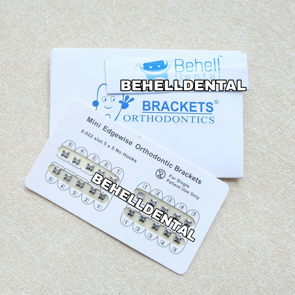 ORI ANTI KARAT | BRACKET BEHEL PERAWATAN FANCY AMPLOP : DENTAL ORTHODONTICS ORTHODONTIC KAWAT GIGI ORTHO PERMANEN PERBAIKAN GIGI NO HOOK ORIGINAL
