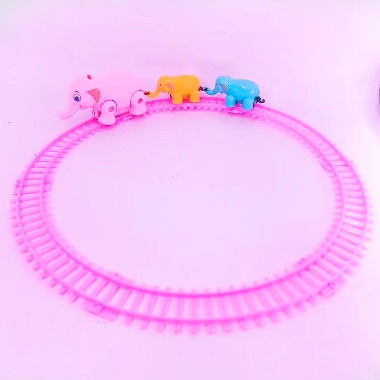 [Js18](6688-18A)Rail Kereta Api Gajah Dan Anak Gajah / Funny Elephant Railways / Mainan Anak