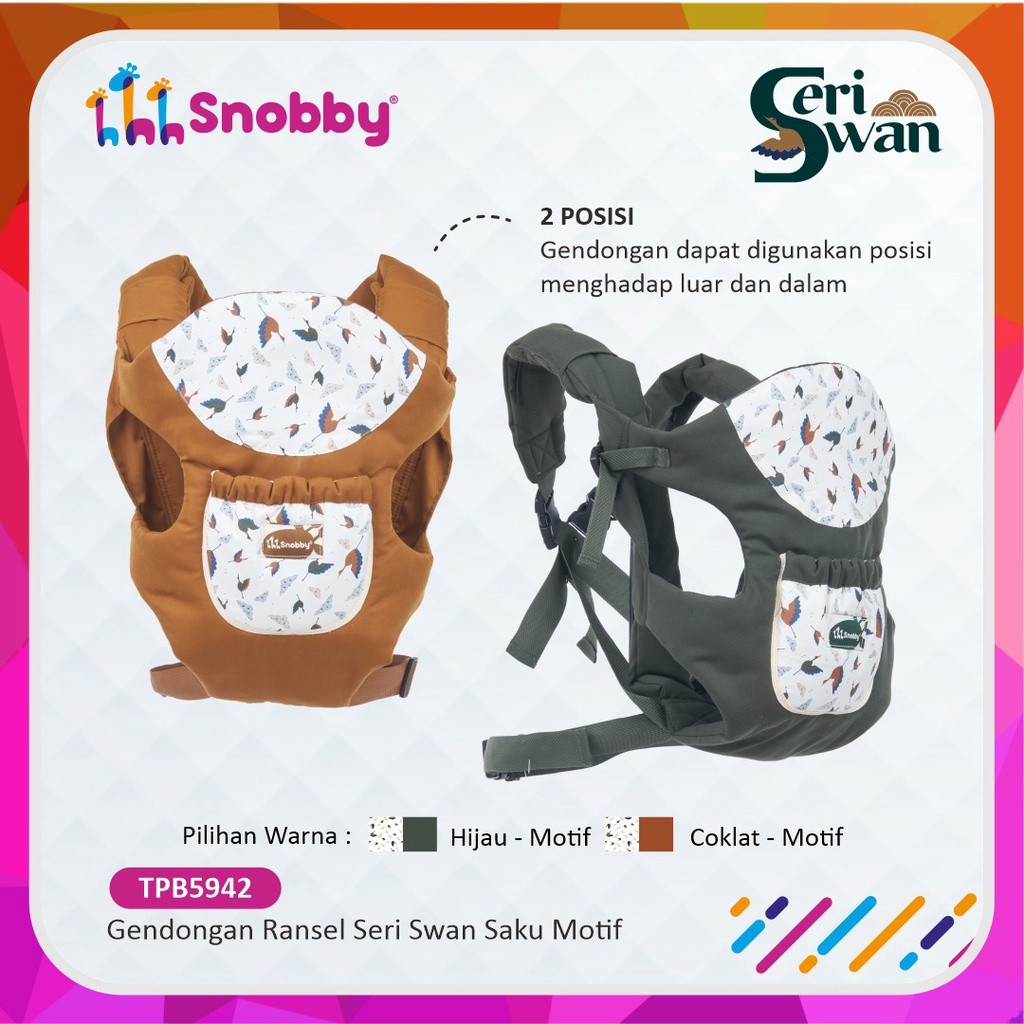 Snobby Gendongan Ransel Swan Series - TPG5942