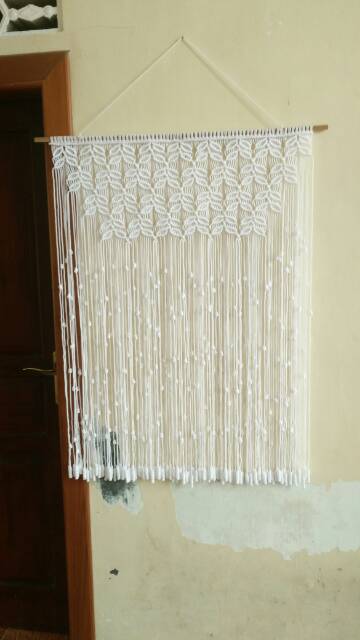 READY STOK) macrame hiasan dinding tali koor / macrame wall hanging/ Dekorasi rumah